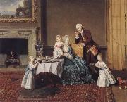 Johann Zoffany The visit in the lord china oil painting reproduction